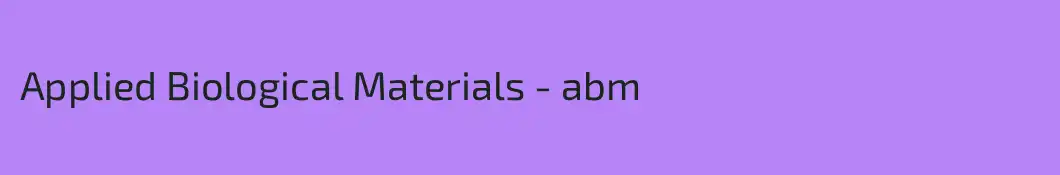 Applied Biological Materials - abm